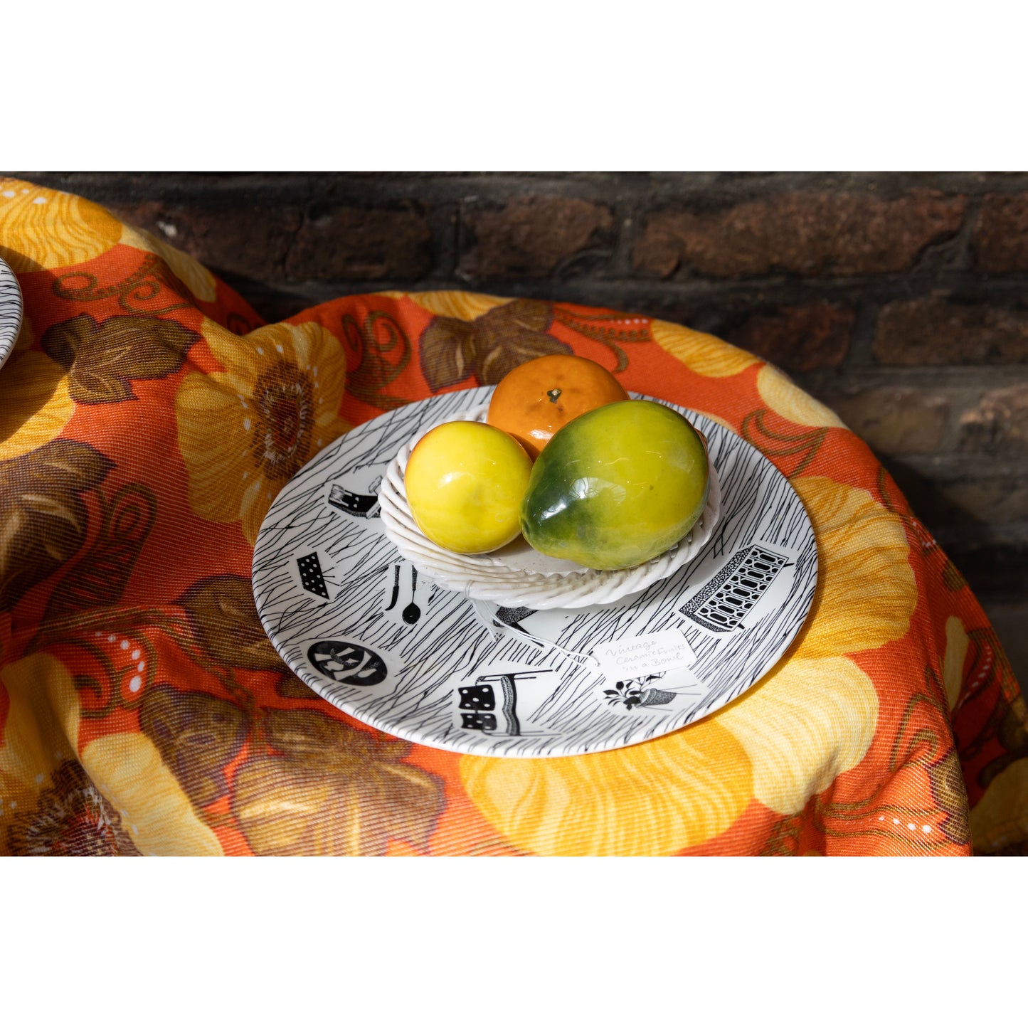 Vintage Midcentury 'Homemaker' Plate by Ridgeway