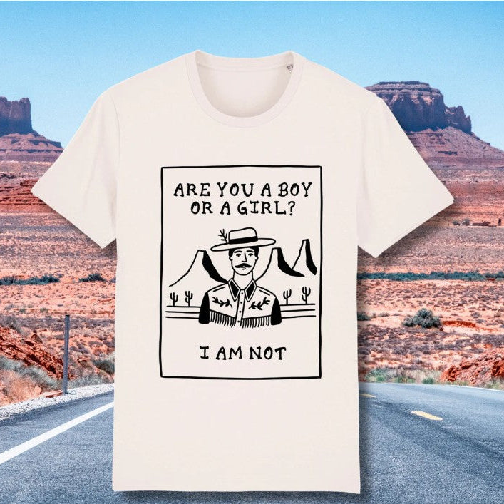 Boy Or Girl Not T'shirt by Sweet Cowboy Blues