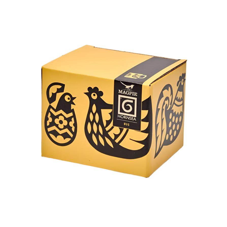 Hornsea Mug Chicken Family Yellow