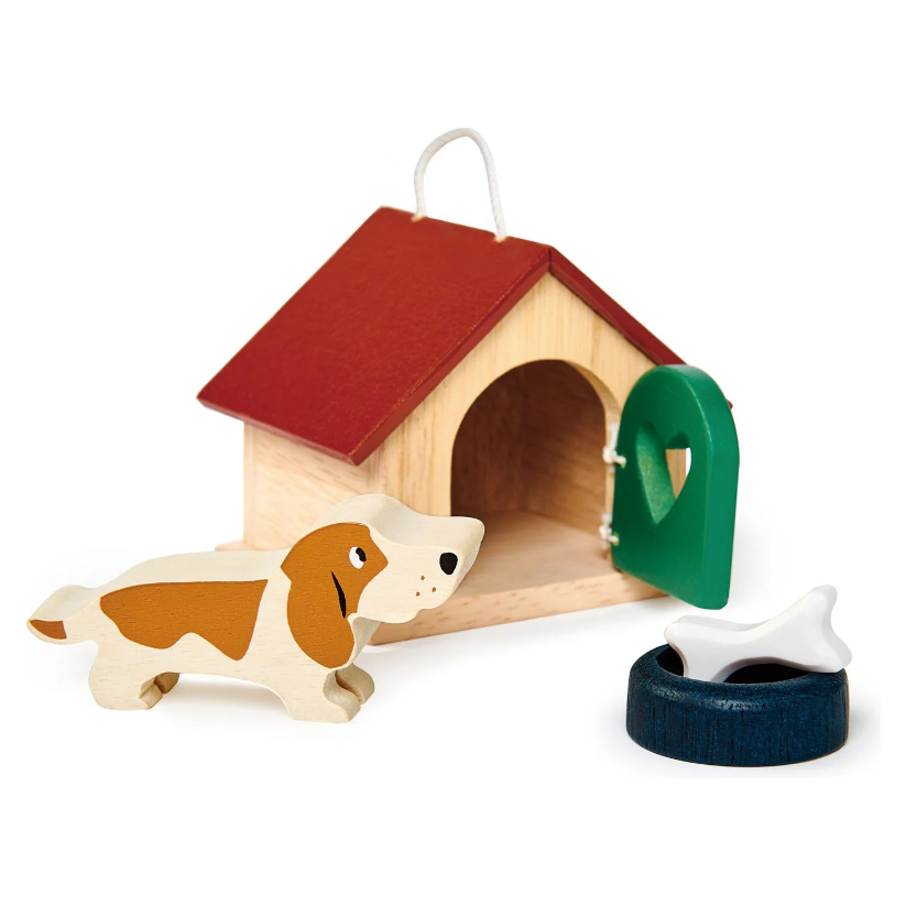Wooden Pet Dog Set
