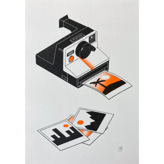 Polaroid Camera A5 Print