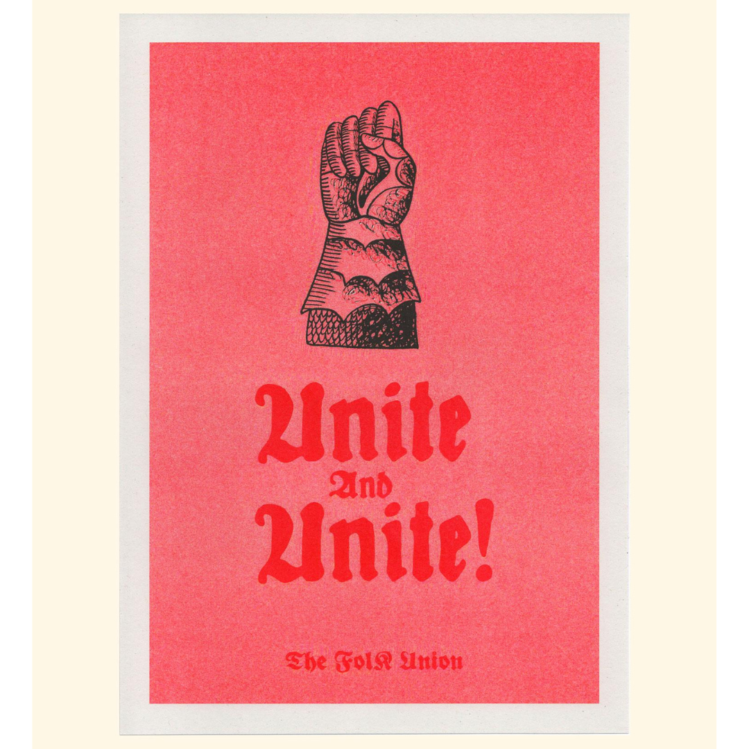 Unite and Unite A4 Print by The Folk Union