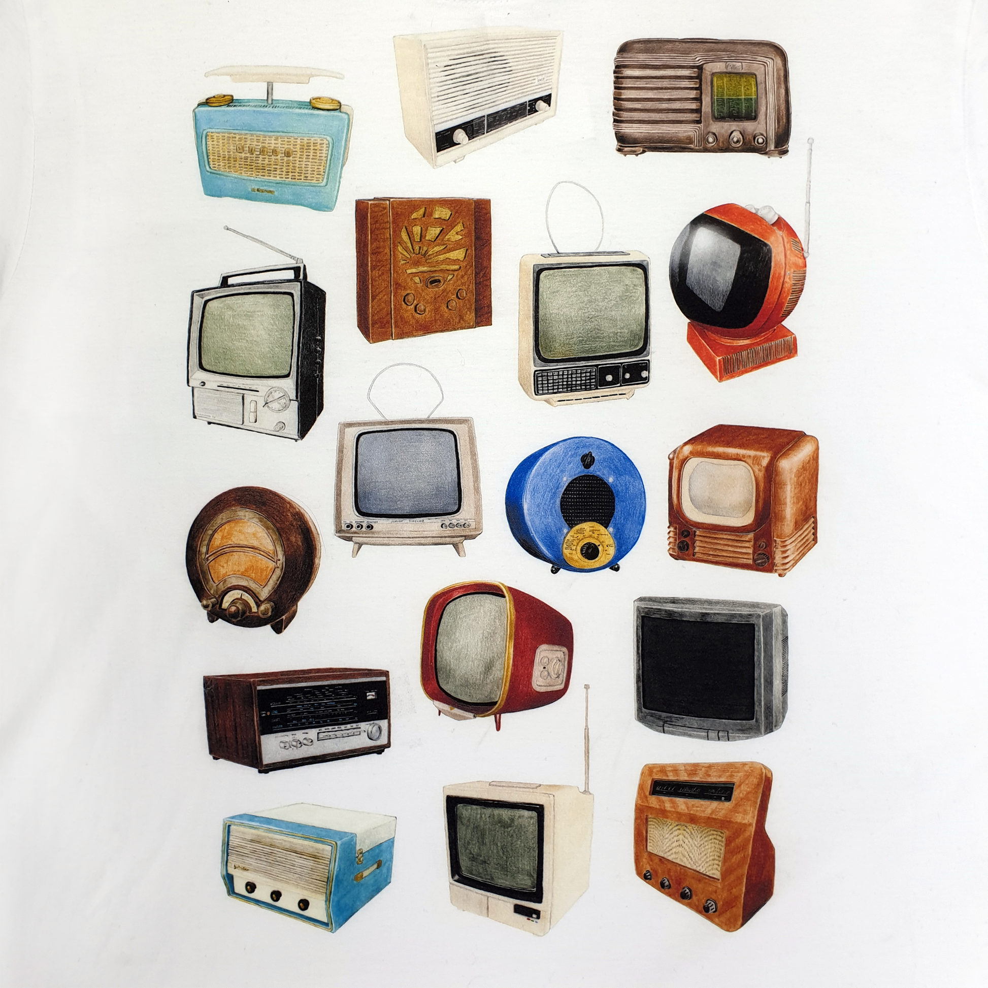 Close up of t shirt.