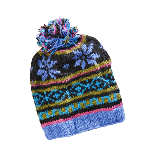 Woollen Hand Knitted Bobble Hats