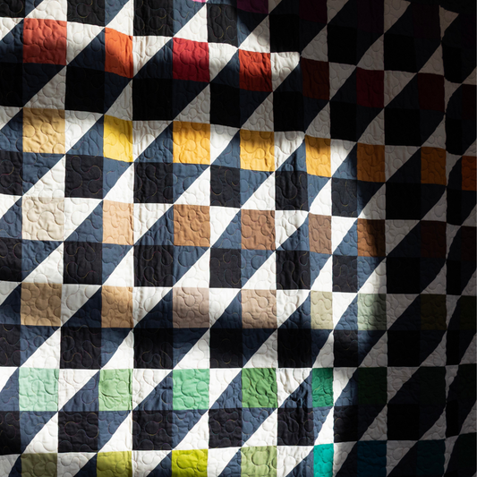 Quilt Large Bauhaus by The Highbury Hexie