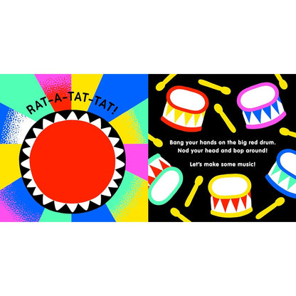 My Busy Music Book!: A Playful Music Book with Pages to Twang, Bang, and Rattle!