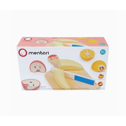 Wooden Smiley Fruit Chopping Board