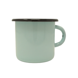 Aqua Enamel Mug