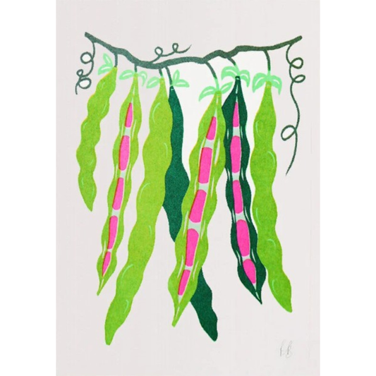 Beans A4 Print by Petra Boase