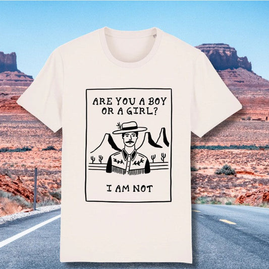 Boy Or Girl Not T'shirt by Sweet Cowboy Blues