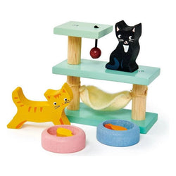 Wooden Pet Cat Set