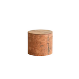 Cinnammon Wood Container Medium Round