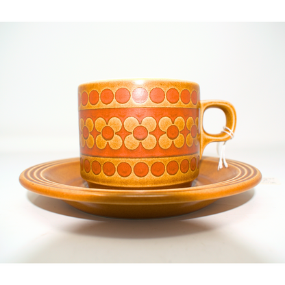 Hornsea Saffron 1970s Vintage Cup & Saucer