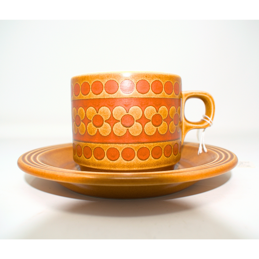 Hornsea Saffron 1970s Vintage Cup & Saucer