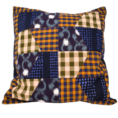 Cushion Cover Quilted Toast Fabric