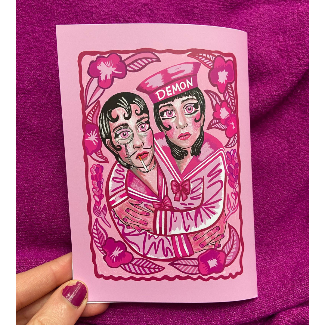 Lavender Demons Zine by Kat Kon