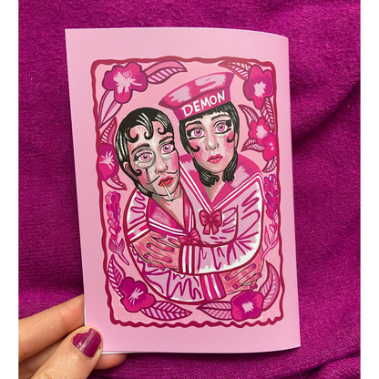 Lavender Demons Zine by Kat Kon