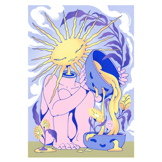 Fondue of Life A4 Print by Iain Macarthur