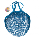 A blue navy net bag 