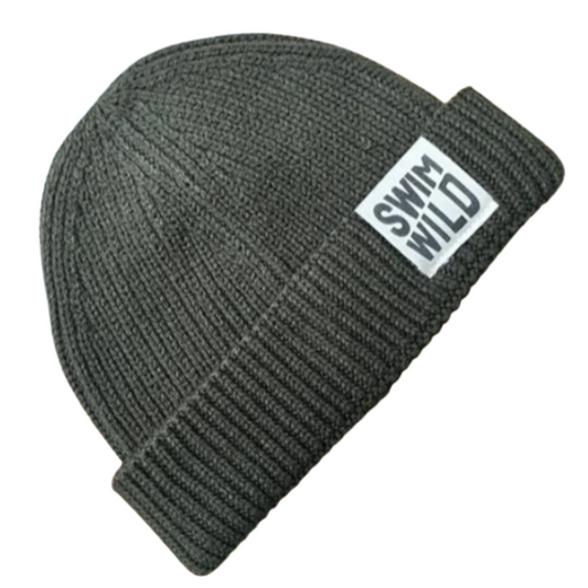 Fishermans Knit Hat Khaki by The Cornish Studio