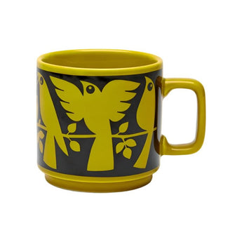 Hornsea Mug Chartreuse Birds