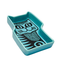 Hornsea Cat Dish Teal