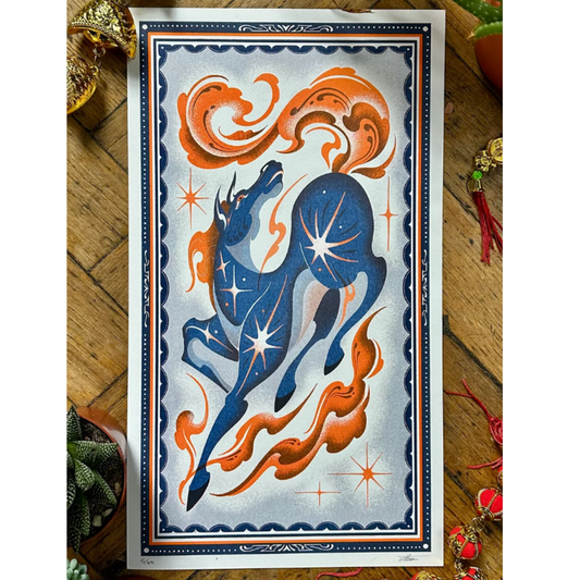 Horse Lunar New Year Print
