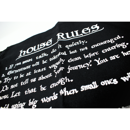 House Rules Tea Towel by The Misfortune Teller