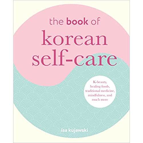 A white book cover with a pink and blue circle with darker pink font that reads 