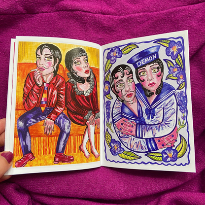 Lavender Demons Zine by Kat Kon