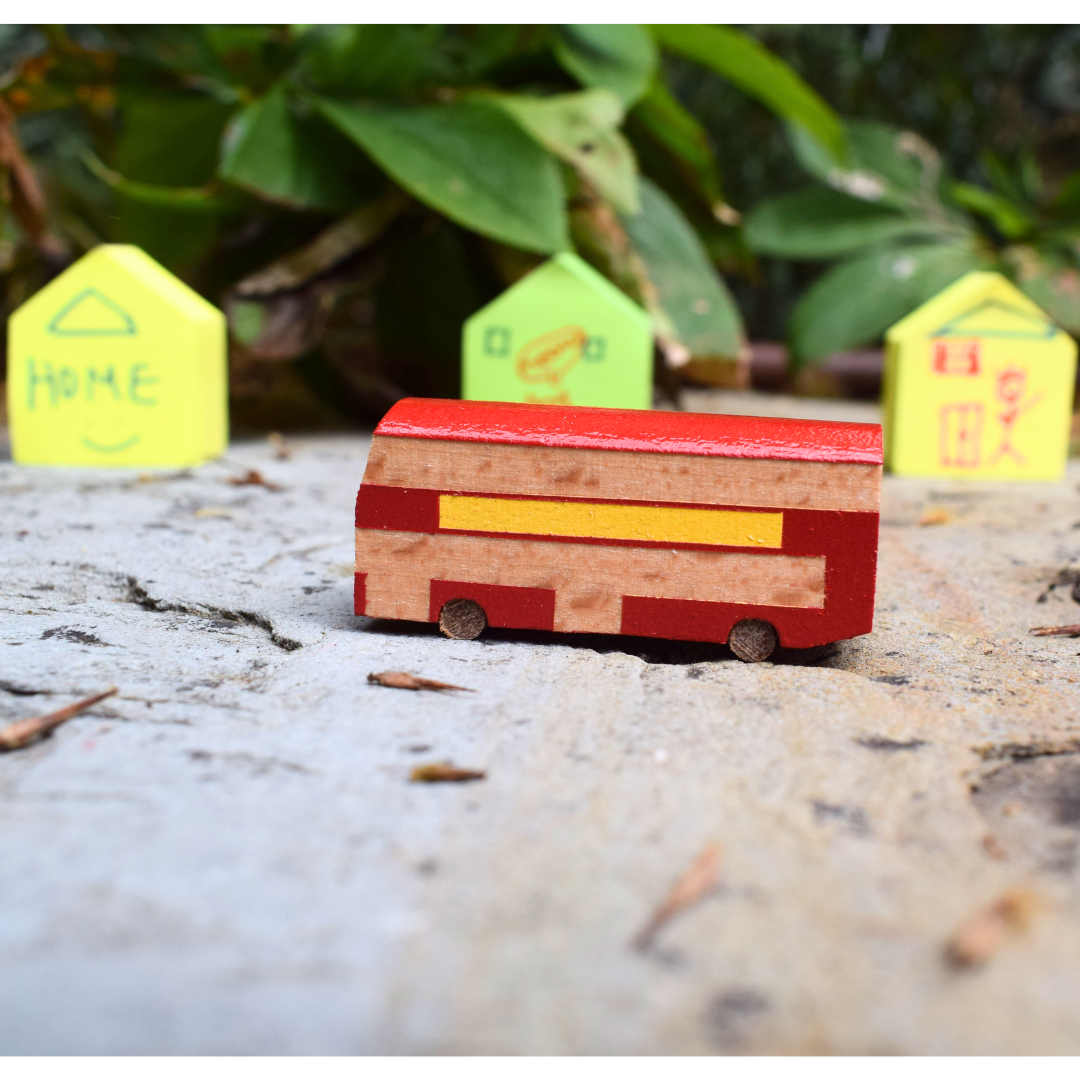 Wooden Buses by Tiny Transport
