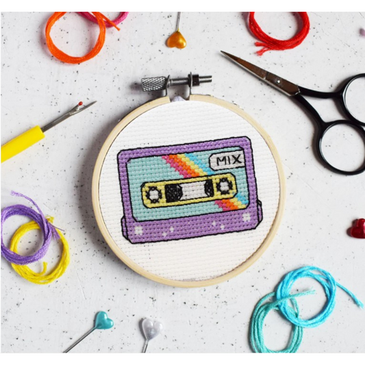 Cross Stitch Kit Mini Mixtape