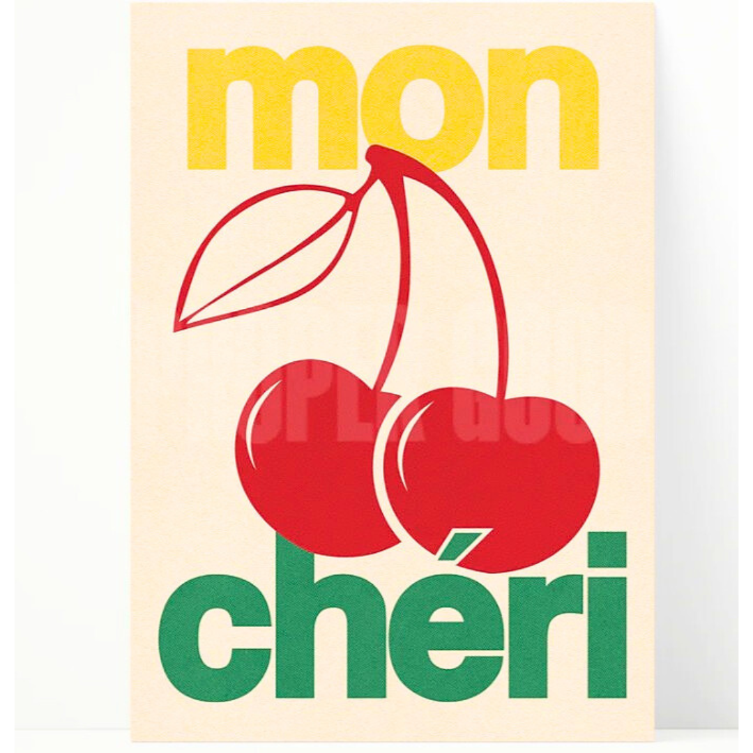Mon Cheri A4 Print by Proper Good