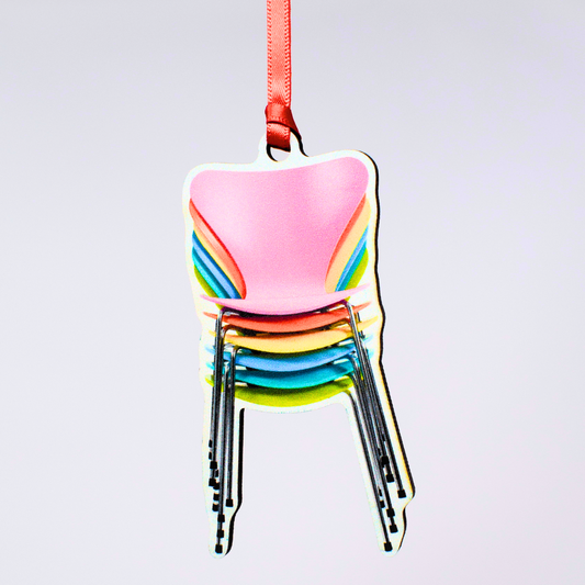 Museum of the Home Chairs Stack Wooden Decoration