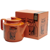 Hornsea Cat Teapot Orange