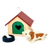 Wooden Pet Dog Set