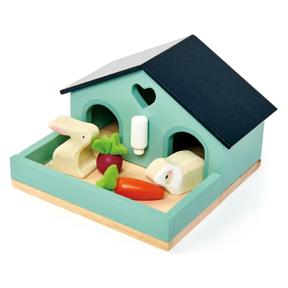 Wooden Pet Rabbit Set