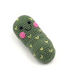Friendly Pickle Rattle