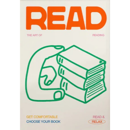 Read Hand Drawn A4 Print