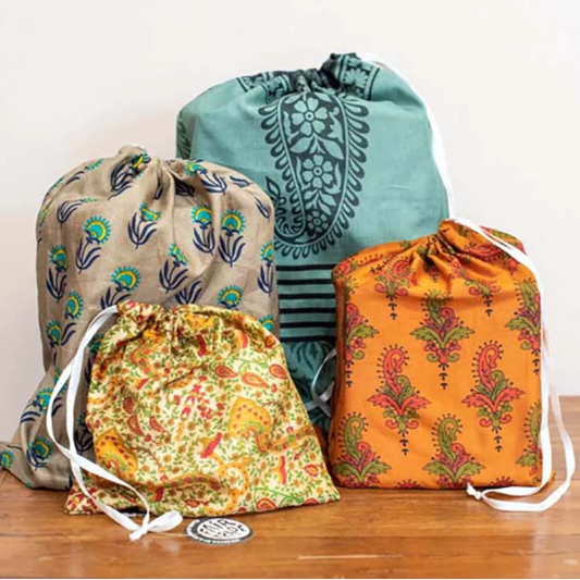 Recycled Sari Gift Bag