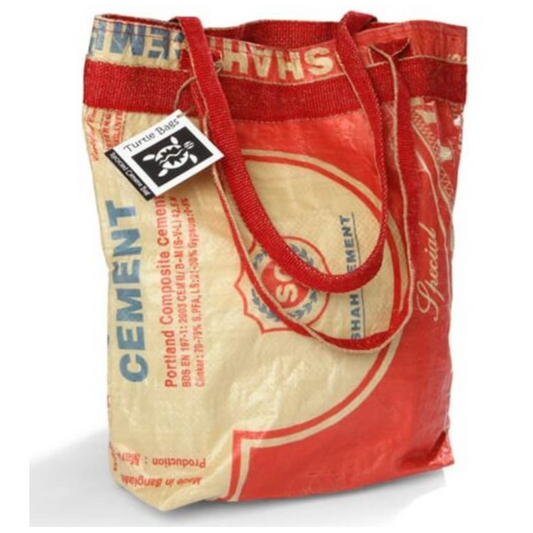 Recycled Cement Bag Red
