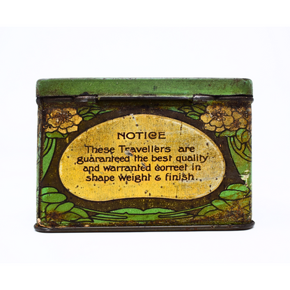 Art Nouveau Antique 1910's Sweet Tin