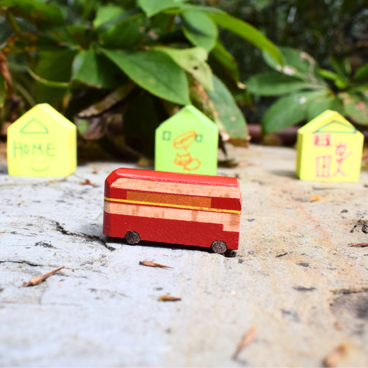 Wooden Buses by Tiny Transport