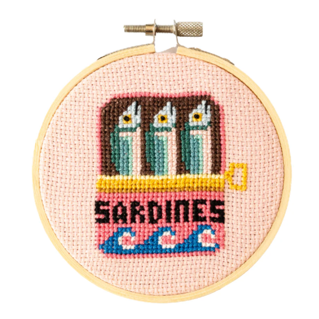 Sardines Cross Stitch Kit