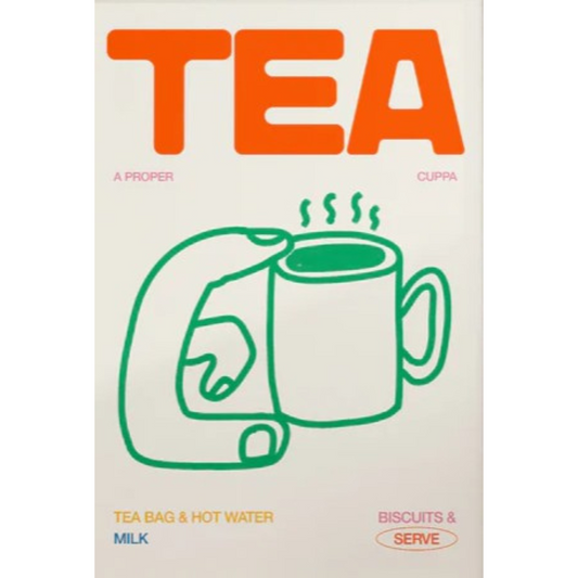 Tea Hand Drawn A4 Print