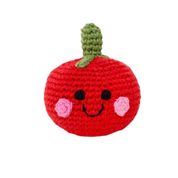 Friendly tomato rattle