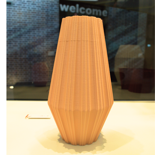 Recycled Vase Fluted Large by Revival Homewares