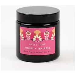 Violet + Tea Rose Candle