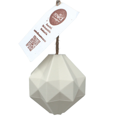 Recycled Simple Origami Bauble by Revival Homewares