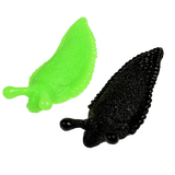plastic slugs in black and green.